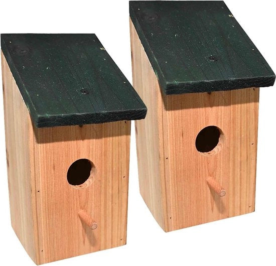 Nido per Uccelli in Legno Piccolo Abitino per Uccelli Cassetto per Nidi di Uccelli Alimento per Passeri e Mignatti Abitino per Uccelli