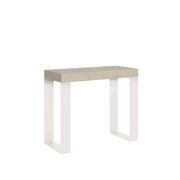 Consolle allungabile 90x40/300 cm Tekno Cashmere telaio Bianco