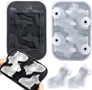 Cane da gelato in forma di corgi con coperchio - forme 3D divertenti per bevande freezer - whisky cocktail birra