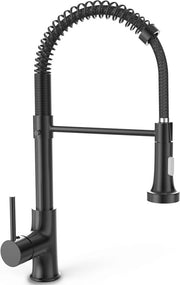 Spruzzatore - estensibile - grande getto - 360° girevole - manico singolo - freddo e caldo - nero