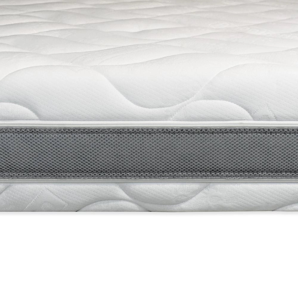 Materasso una piazza e mezza Supermemory25 con strato in memory foam 120x190x H 23cm. sfoderabile