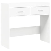 Tavolo consolle Bianco 90 x 35 x 80 cm Legno ingegnerizzato 8011299