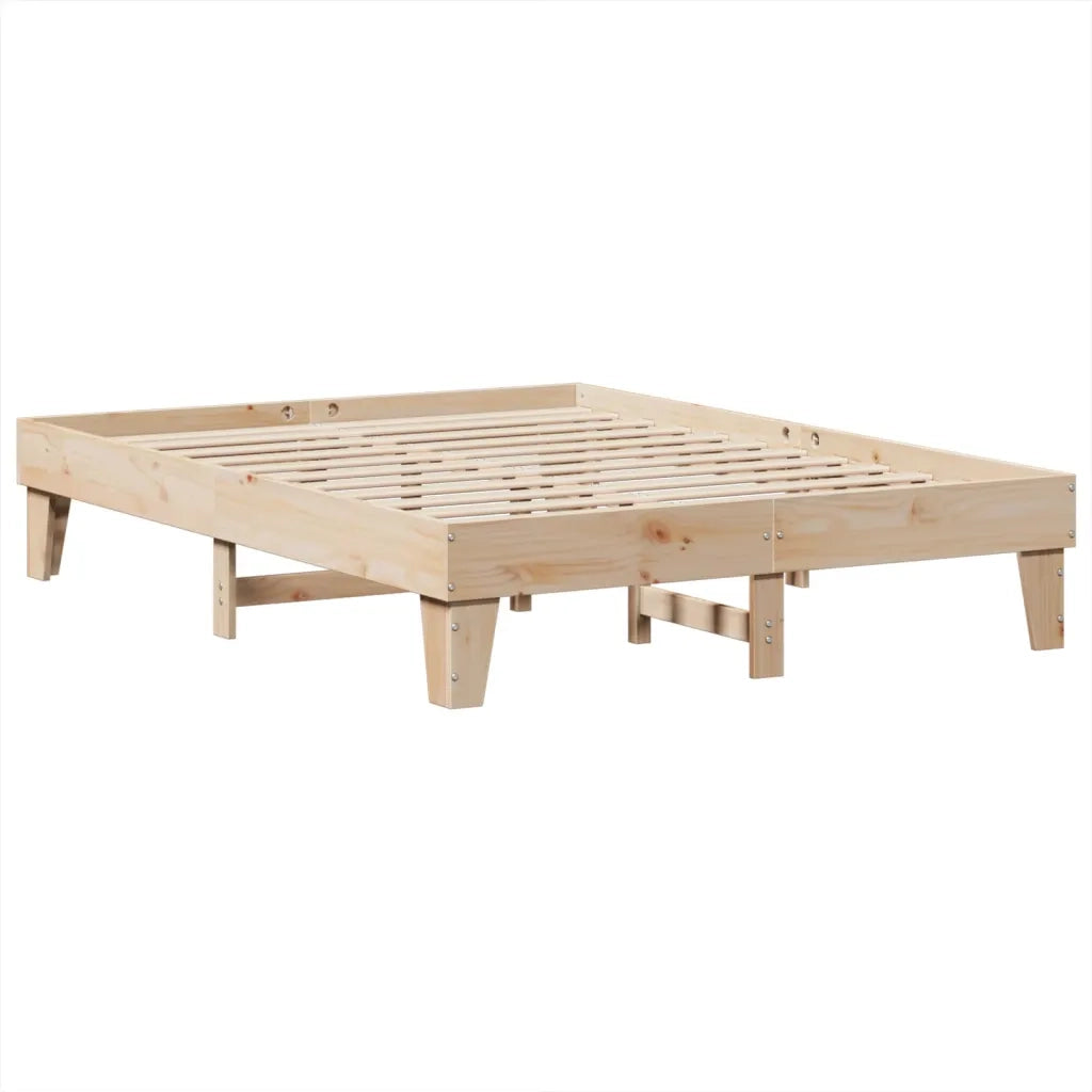 vidaXL Letto senza Materasso 150x200 cm in Legno Massello di Pino