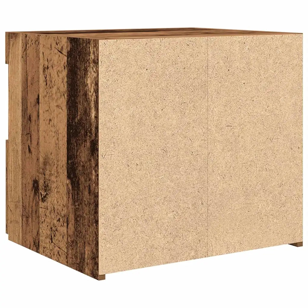 Armadio da Notte 2 pcs Legno vecchio 50 x 40 x 45 cm 862181