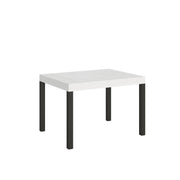 Tavolo allungabile 80x120/204 cm Everyday telaio Antracite - Bianco Frassino