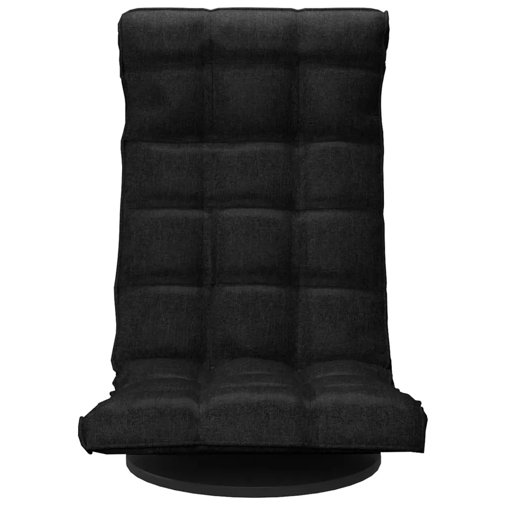 Sedia da Pavimento Girevole Nera in Tessuto CFW7651173