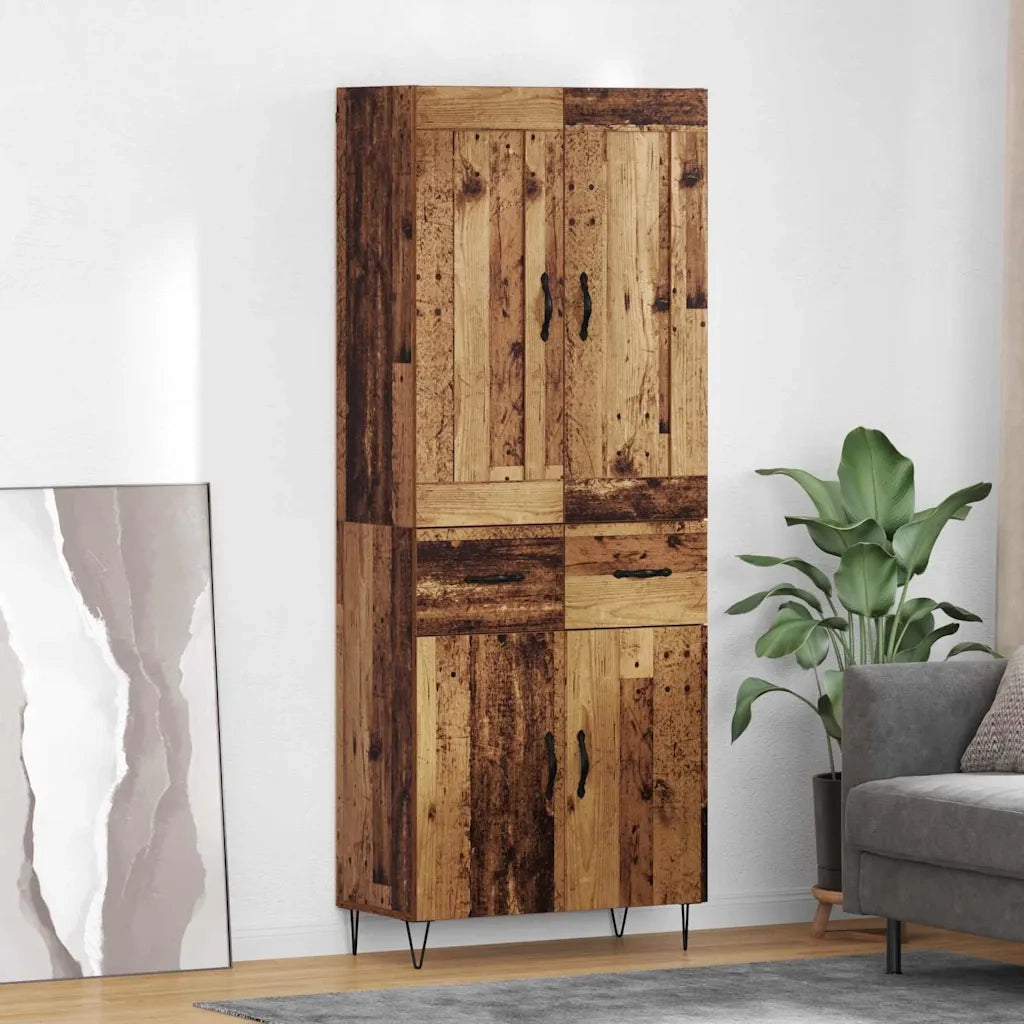Credenza Legno vecchio 69,5 x 34 x 180 cm Legno multistrato