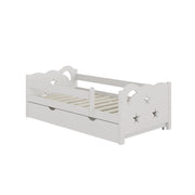 Vitalispa Letto per bambini Bianco 70x140 cm con cassetto, senza materasso