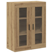 Armadietto a Muro | Mobile a Parete Rovere Artigianale 69,5x34x90 cm
