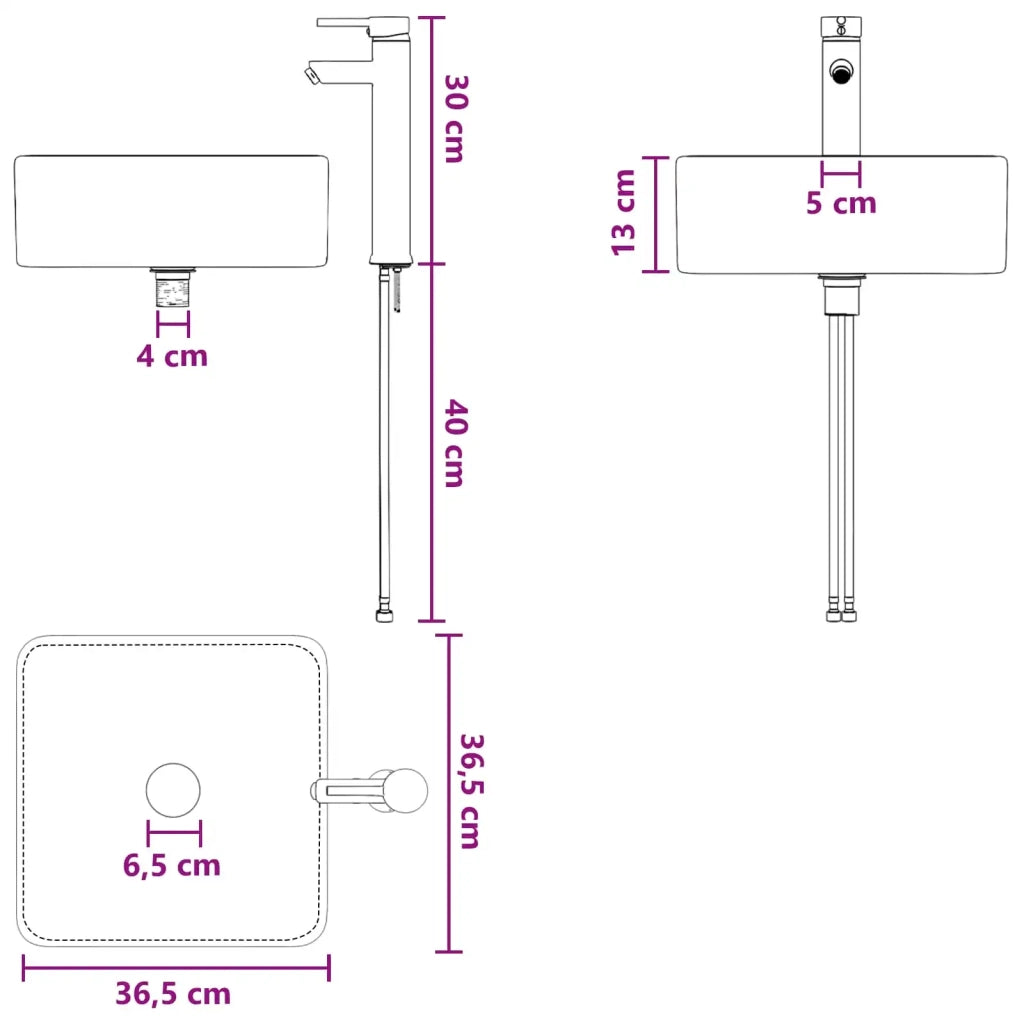 Mobile lavabo da parete Bianco Lucido 49 x 41 x 63 cm 890566