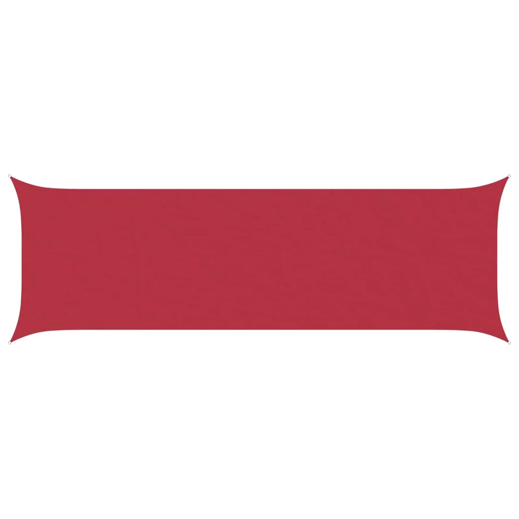 Vela da ombra solare Rosso 6 x 2 m 100% Poliestere Oxford