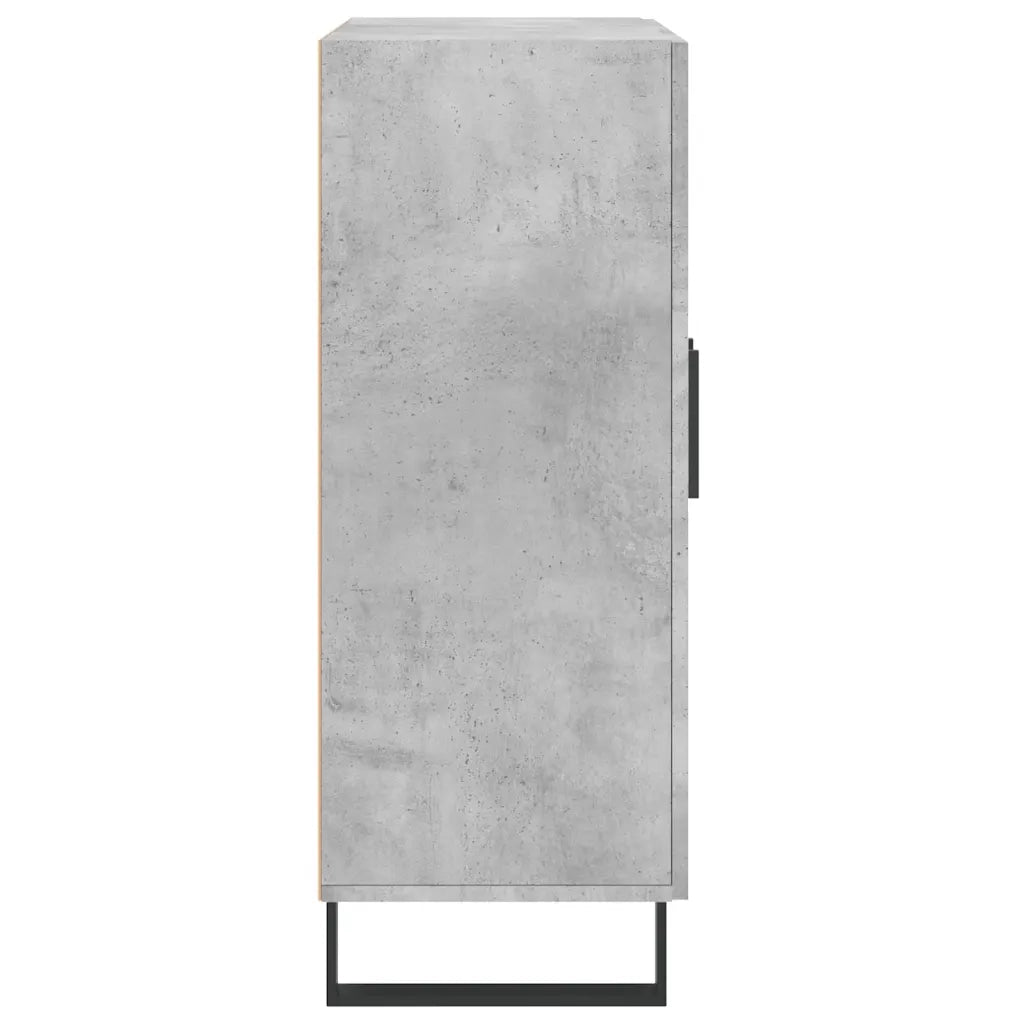 Credenza Grigio Cemento 69,5x34x90 cm in Legno Multistrato 827752