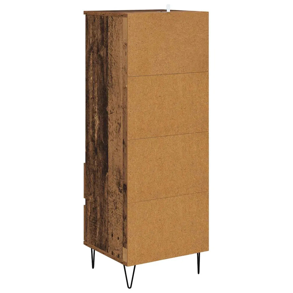 Credenza-Buffet-Armadio da cucina Legno vecchio 40 x 36 x 110 cm Legno multistrato 872945