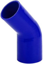 Silicona Koelslang 76mm/90mm ID - 120mm Lunghezza - 45 Gradi - Tessuto a Doppia Lama - Resistente a Elevate Temperature - Blu - Silicona Slang