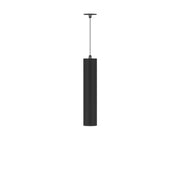 Atmos Lampada a Sospensione LED Tubolare GU10 per Installazione a Superficie o Incassata, Design Moderno in Nero Opaco, Versione 250mm o 450mm
