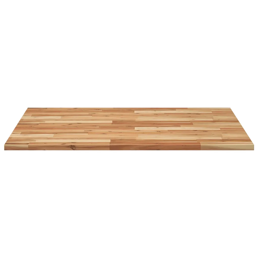 Piano Tavolo Quadrato 90x90x2 cm in Legno Massello di Acacia 4008723
