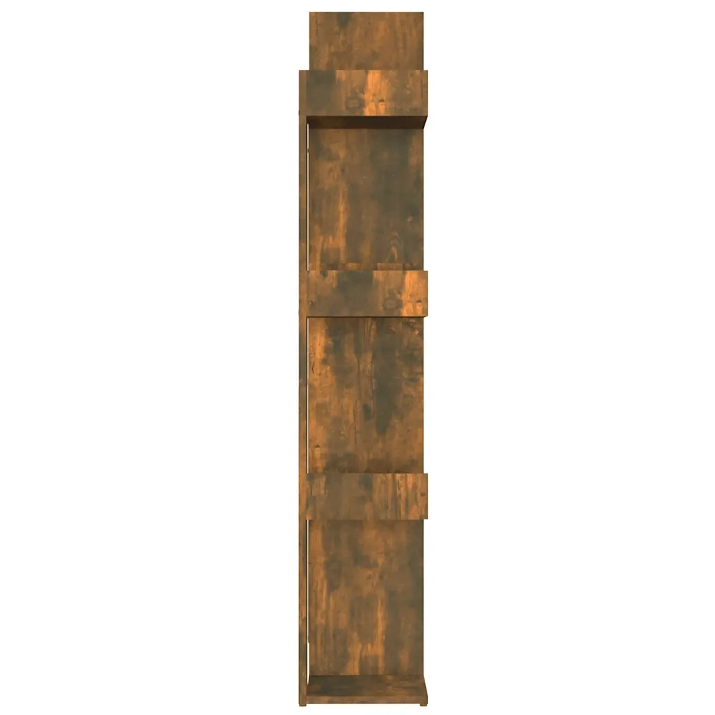 Libreria Rovere Fumo 86x25,5x140 cm in Legno Multistrato 816002