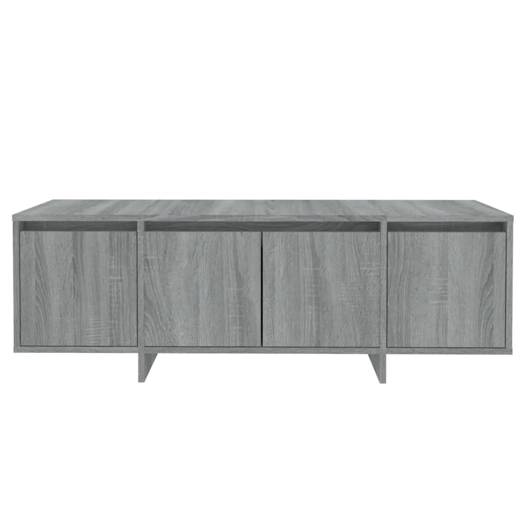 Mobile TV multimediale mensola TV credenza TV sala da pranzo soggiorno camera da letto Sonoma 120 x 30 x 40,5 cm legno ingegnerizzato grigio 02_0028376