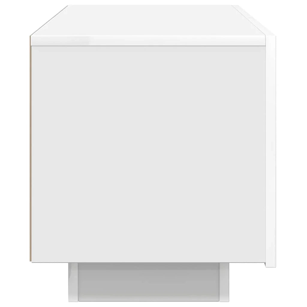 Mobile TV multimediale scaffale TV mobile TV sala da pranzo soggiorno camera da letto 100 x 35 x 40 cm truciolato bianco 02_0025481