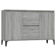 Credenza | Madia | Buffet da pranzo | Armadio da pranzo Grigio Sonoma 102x35x70 cm in Legno Multistrato