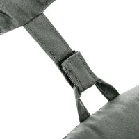 Cuscino per Sdraio Lettino Prendisole da Giardino Grigio 198x53x5cm