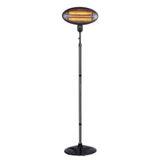 Zephir hzq2000 stufa da esterno al quarzo 2000w con 3 potenze