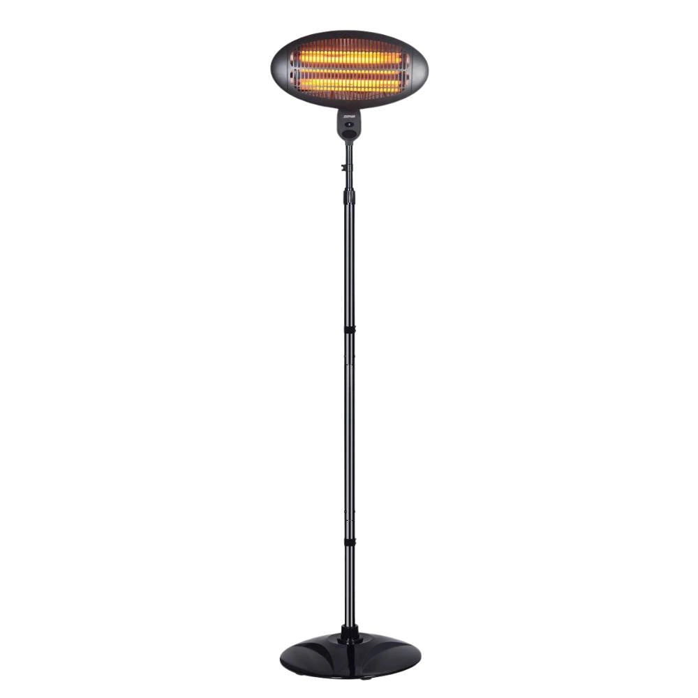 Zephir hzq2000 stufa da esterno al quarzo 2000w con 3 potenze
