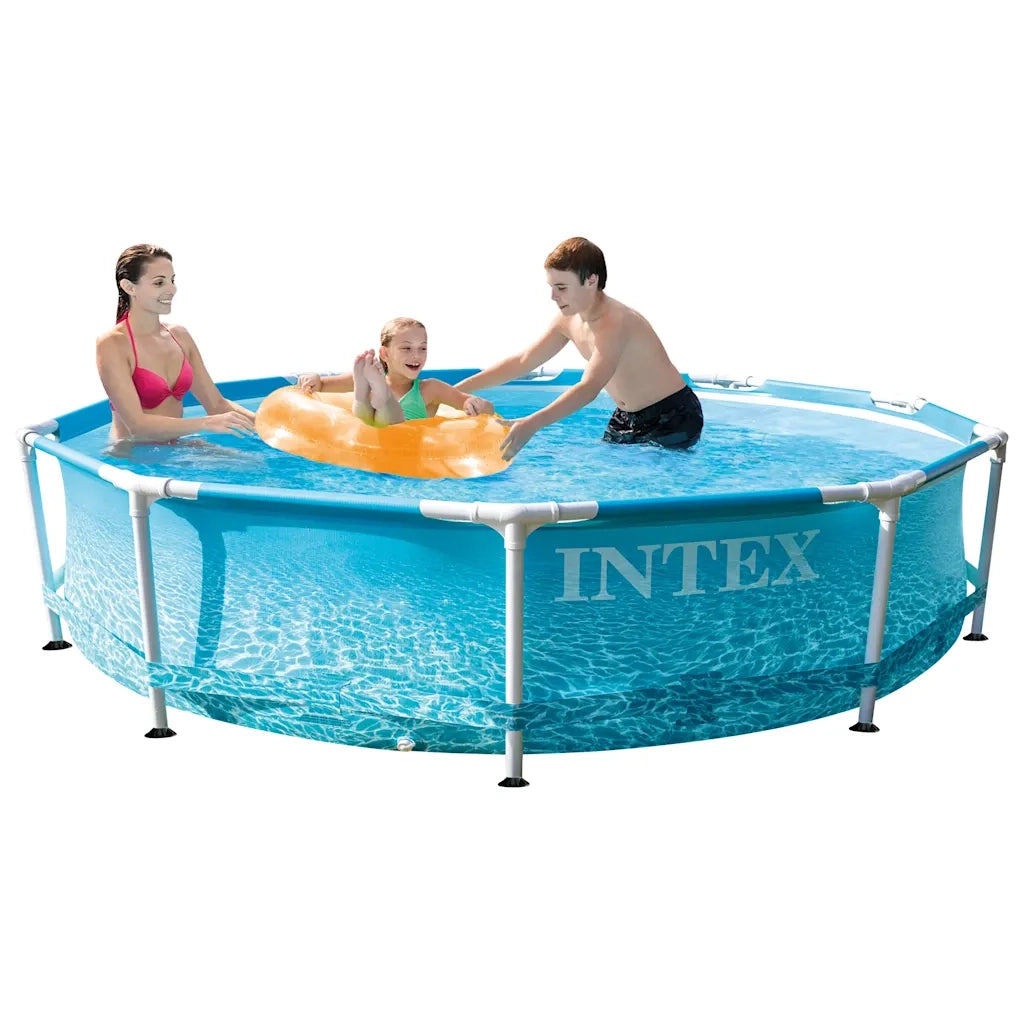 INTEX Telaio Piscina in Metallo Beachside 305x76 cm 3202883