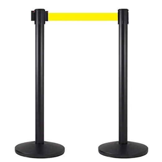Coppia Colonnine Segnapercorso nere nastro 3 M - BLU