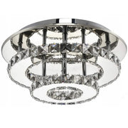 Lampada Da Soffitto Cristallo Plafoniere Led 20w Rotondo App412-c App412-c