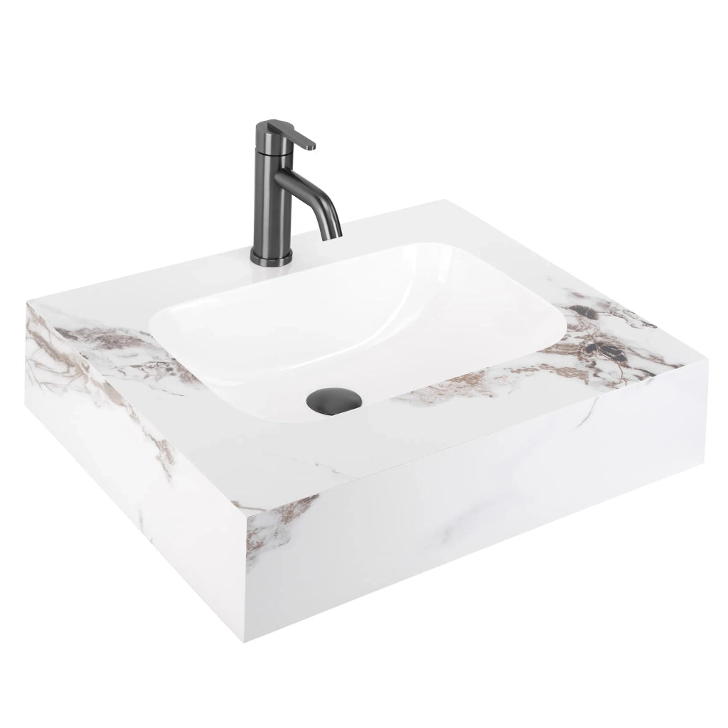 Lavabo Sospeso Rea Aresa Cold Jade 60