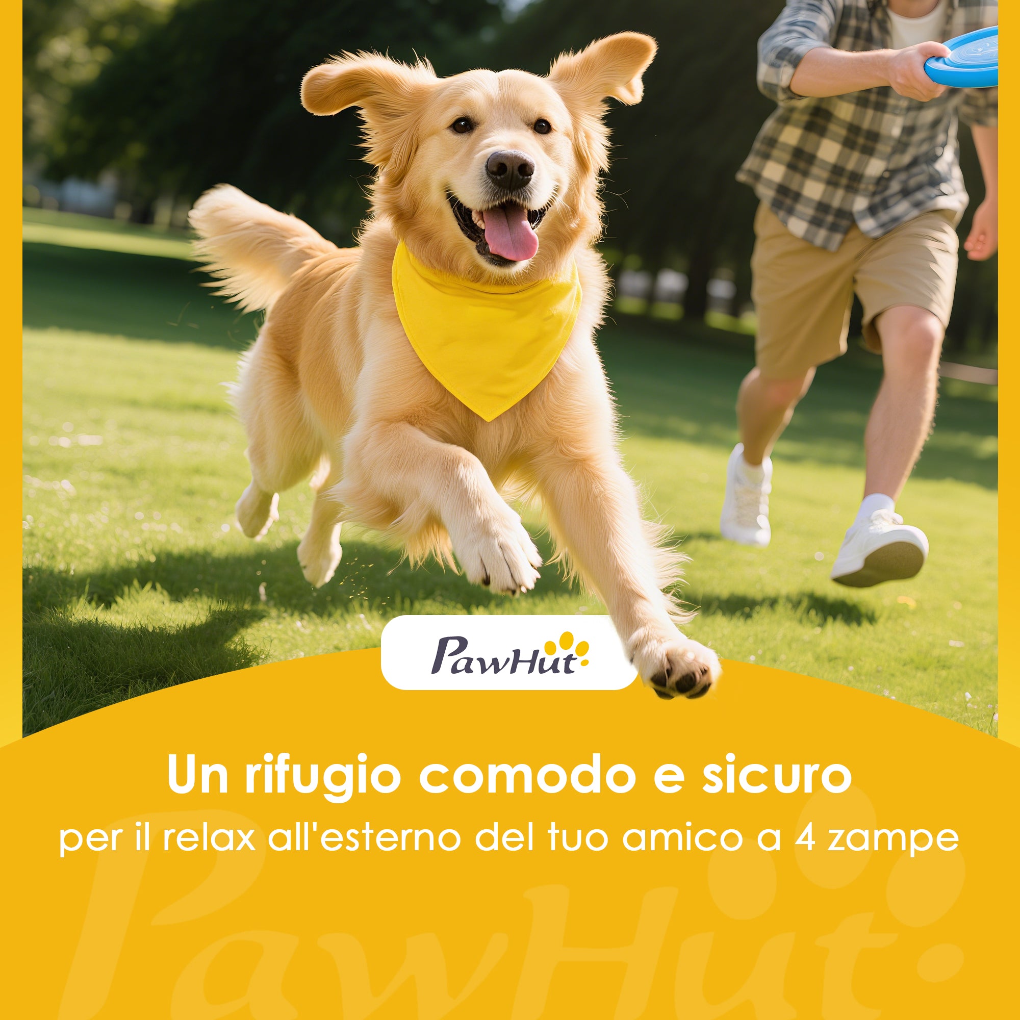 Passeggino per Cani Pieghevole con Catarifrangenti Freni e Cuscino Lavabile Caffè