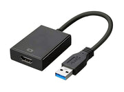 Uscita Video Aggiuntiva - Scheda video Adattatore da USB a HDMI USB 3.0/2.0 Audio Video Adapter HD 1080P per PC Desktop Notebook HDTV TV compatibile con Windows XP/7/8/10/11