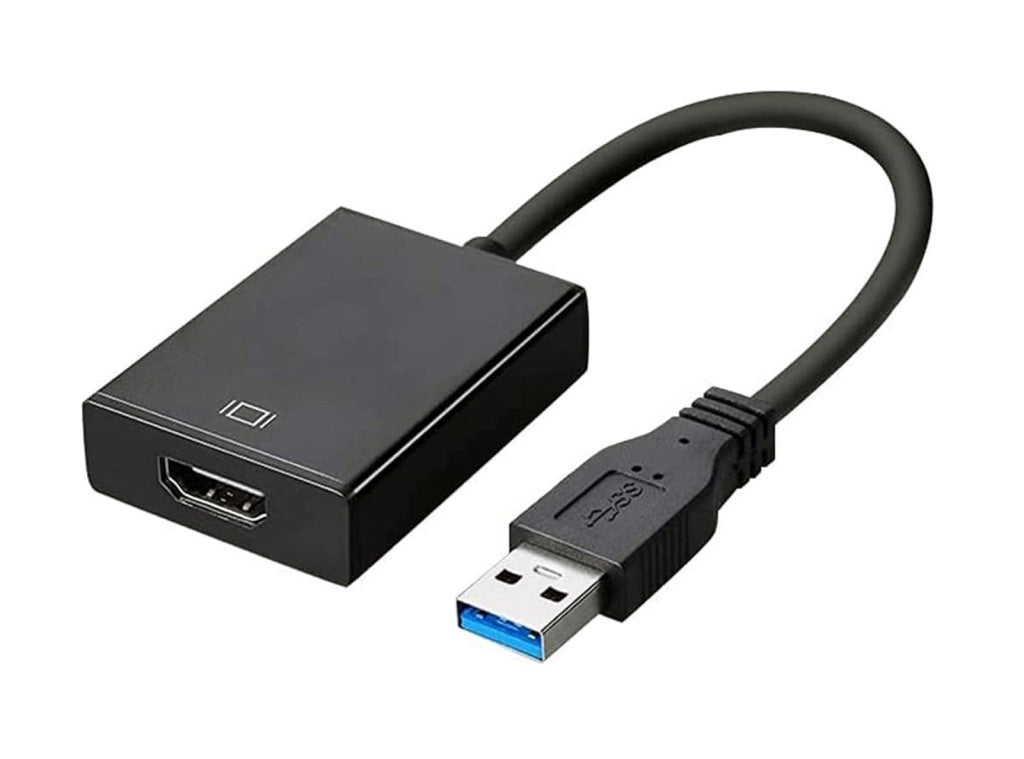 Uscita Video Aggiuntiva - Scheda video Adattatore da USB a HDMI USB 3.0/2.0 Audio Video Adapter HD 1080P per PC Desktop Notebook HDTV TV compatibile con Windows XP/7/8/10/11