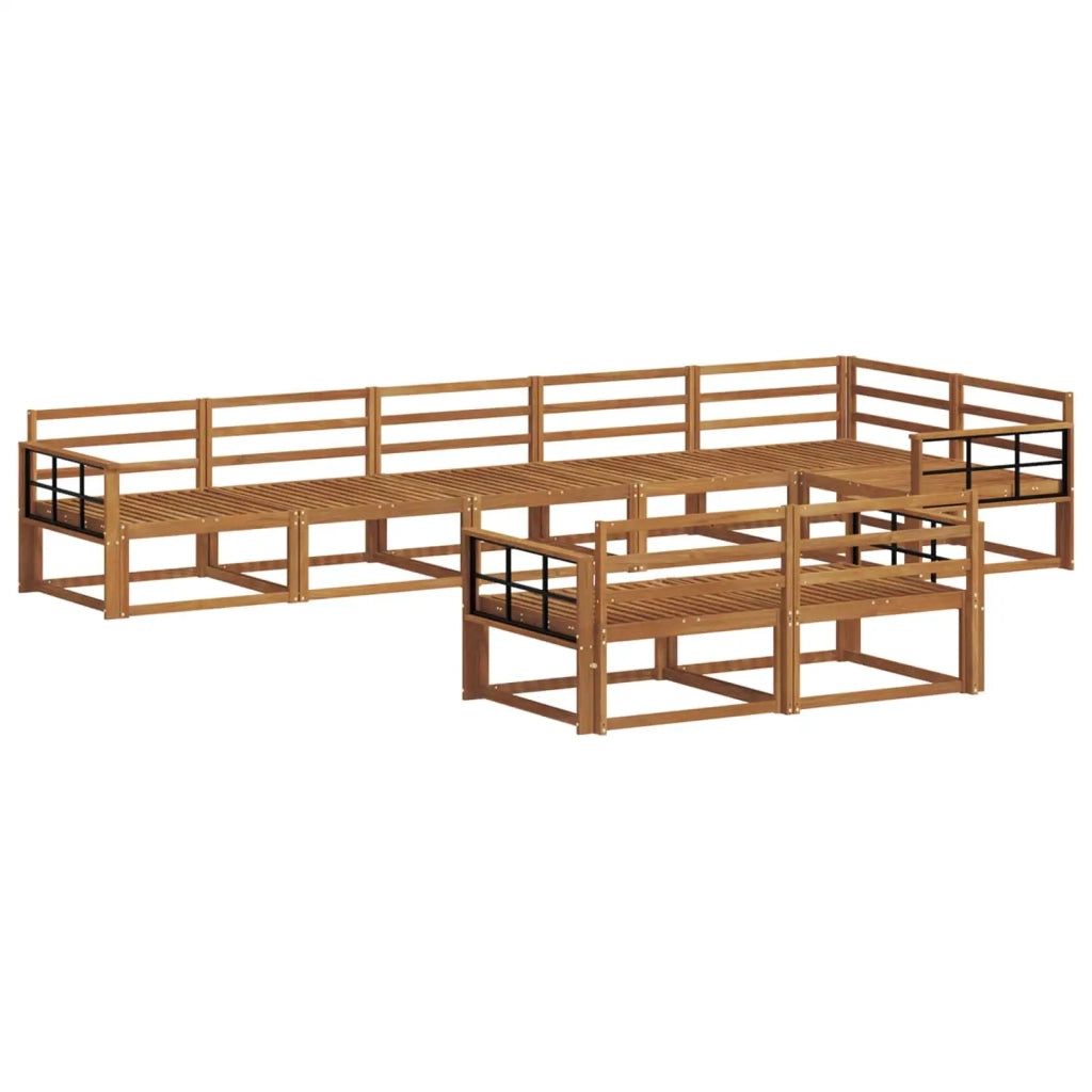 Set di divani da esterno 8 pcs Naturale 3367762