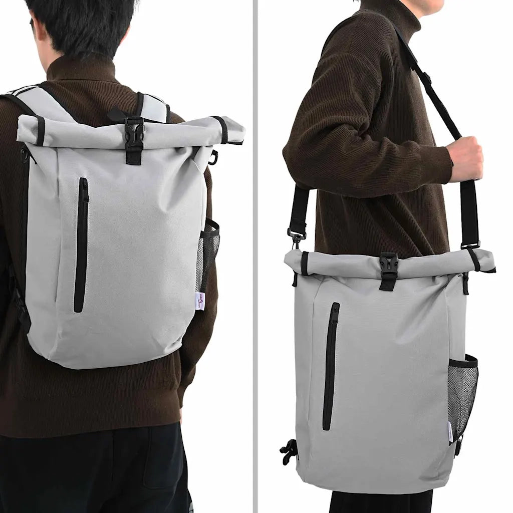 Borsa per biciclette Grigio 31 x 13 x 58 cm Poliestere 42008091