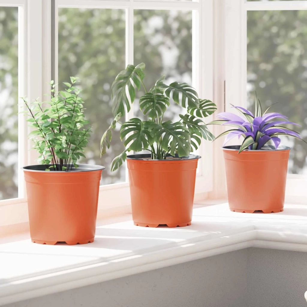 Vaso per Fiori 100 pz-Fioriera Piccola-Contenitore per Piante Ceramica ? 15 x 13 cm Plastica