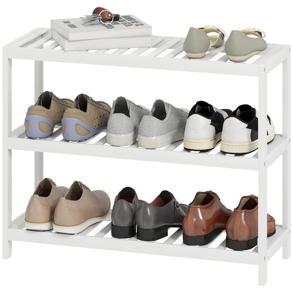 Libreria a 3 livelli in bamb¨´ ¨C Zephmum ¨C Bianco