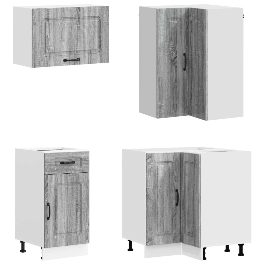 Unità Cucina KALMAR 8 pcs Sonoma grigio Legno ingegnerizzato 3438387