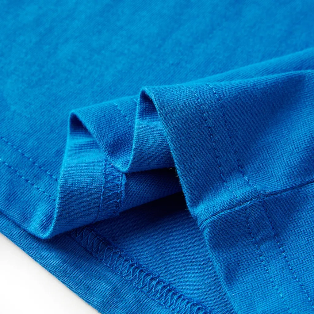 Maglietta da Bambino Maniche Lunghe Blu Cobalto 104 13300