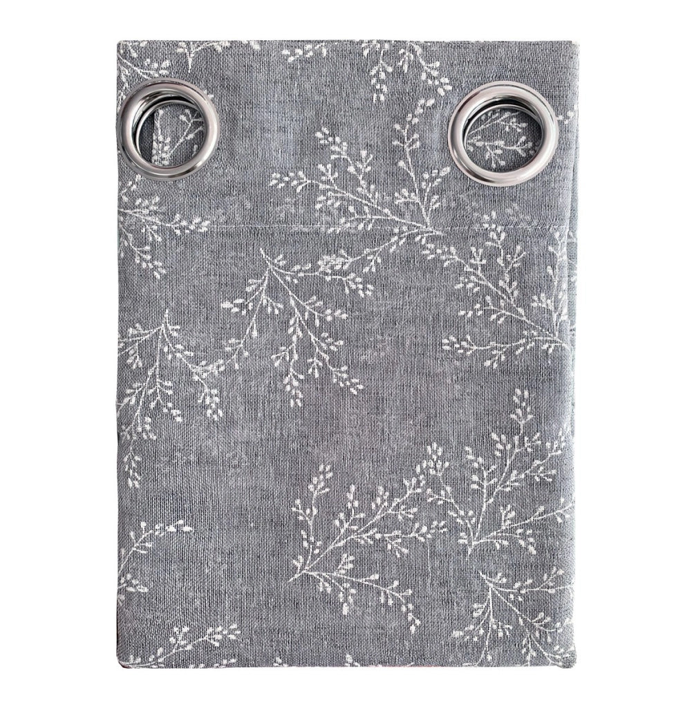 Tende Casa Finestre Porte Interno Coppia 2pz Tessuto Semitrasparente Elegante Moderna 140x280 Cm Grigio