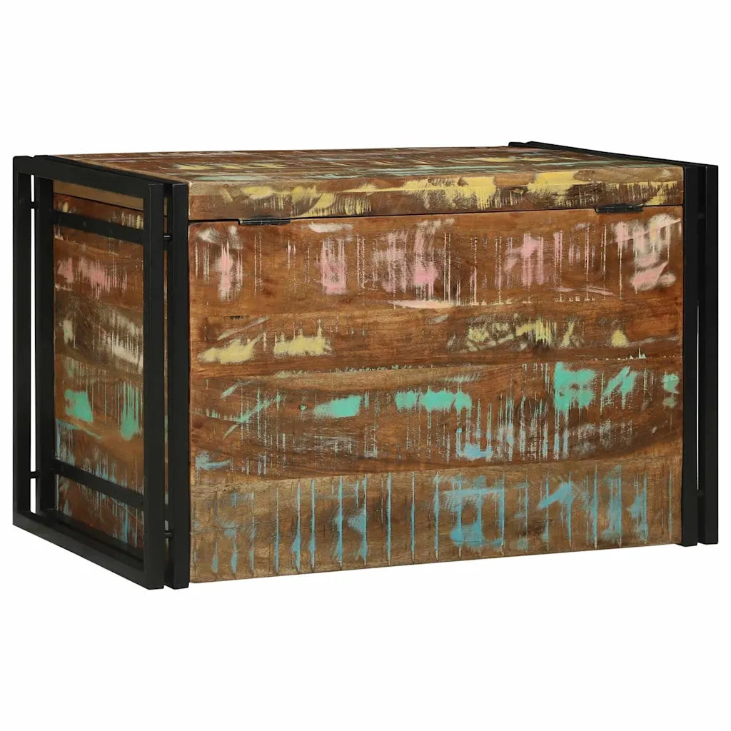 Scatola di Stoccaggio 80 x 50 x 50 cm legno di recupero 4016746