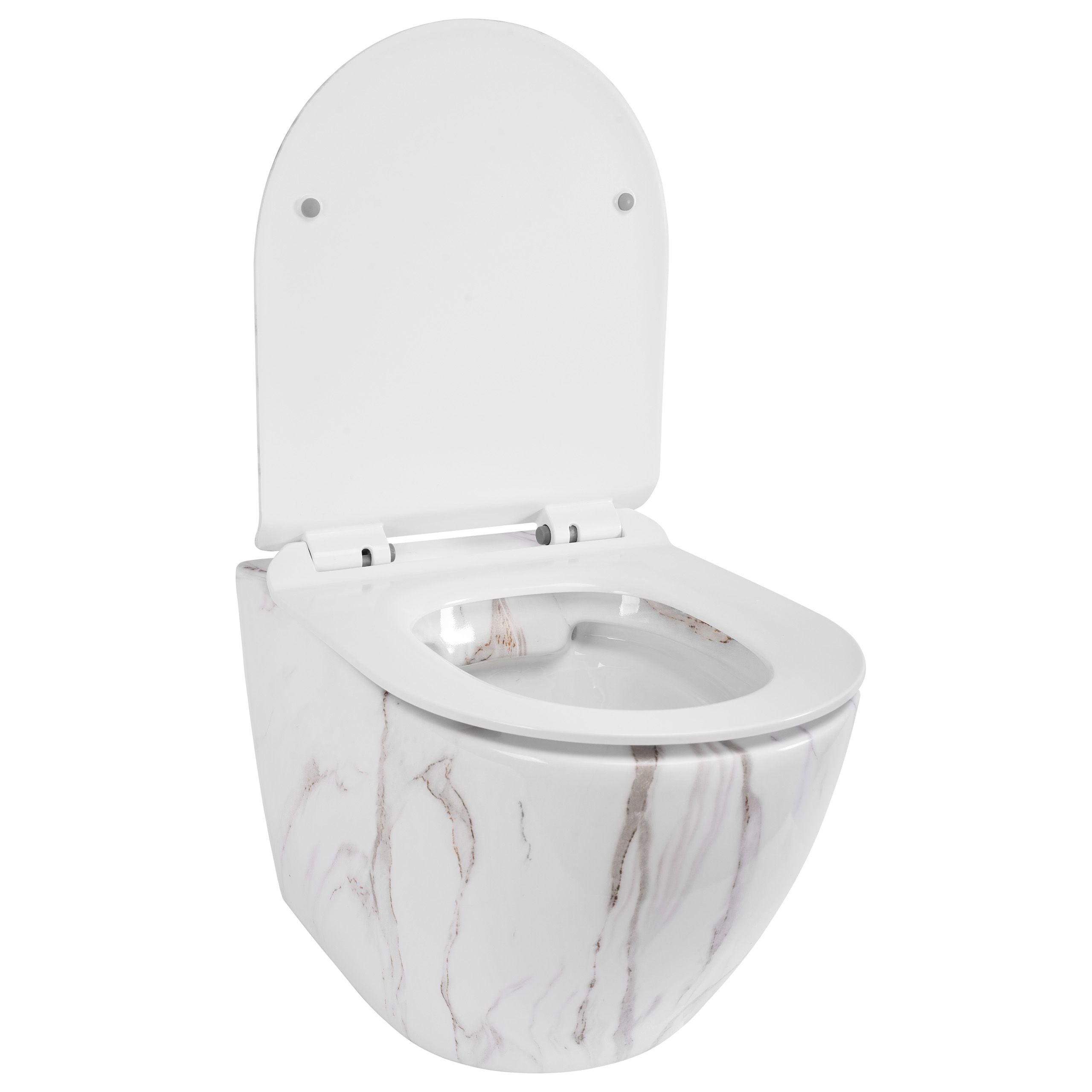 Vaso Wc Sospeso Rea Carlos Slim Rimless Aiax Shiny