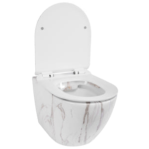 Vaso Wc Sospeso Rea Carlos Slim Rimless Aiax Shiny