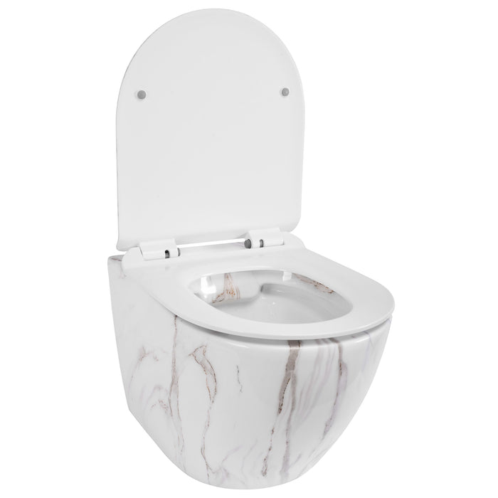 Vaso Wc Sospeso Rea Carlos Slim Rimless Aiax Shiny