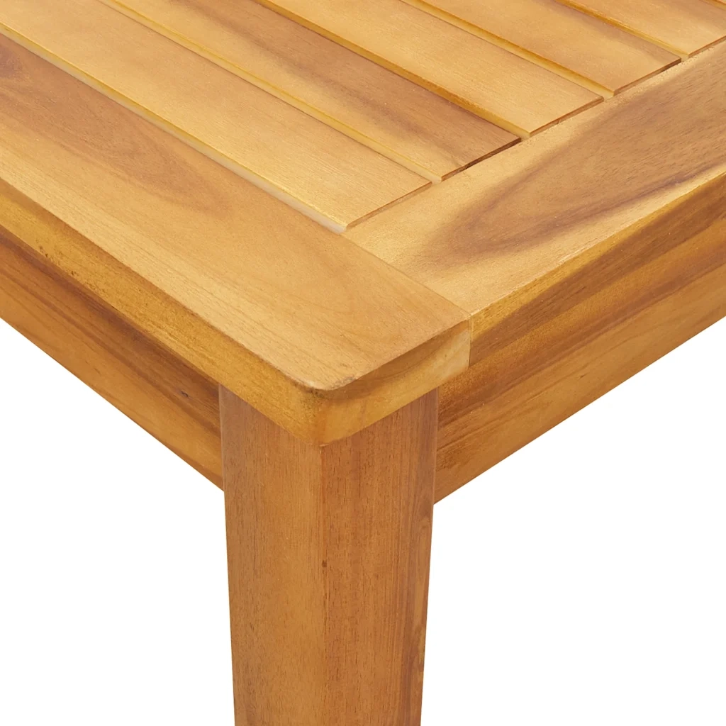 Tavolo da Pranzo da Giardino 110x55x75 cm Legno Massello Acacia