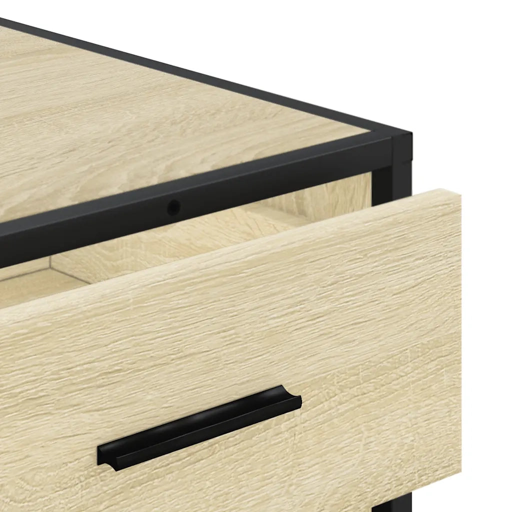 vidaXL Cassettiera Rovere Sonoma 70x41x70 cm in Legno Multistrato