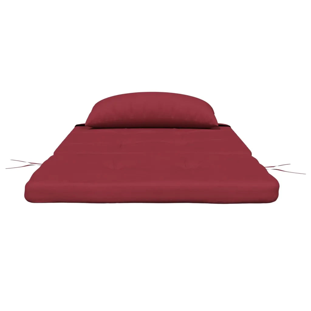 Cuscini per Sedia Adirondack 2 pz Rosso Vino in Tessuto Oxford 361839