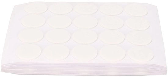 Stickers per Candelabro 200 pz - Forma Circolare - Colla Transparente - Adesivo Forte - Senza Residui di Colla - Per Creare Candelabri in Casa - Colla per Candelabri