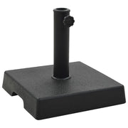 Base per Parasole Quadrata in Poliresina 8 kg Nera cod mxl 47960